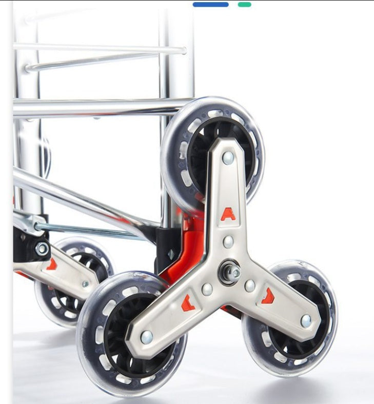🛒🪜 CARRITO DE COMPRAS ESCALADOR  Carrito + Carreta 2 en 1 | 8 Ruedas | Diseño Plegable 💥Wow Solo $169.990🤩 - foto 15