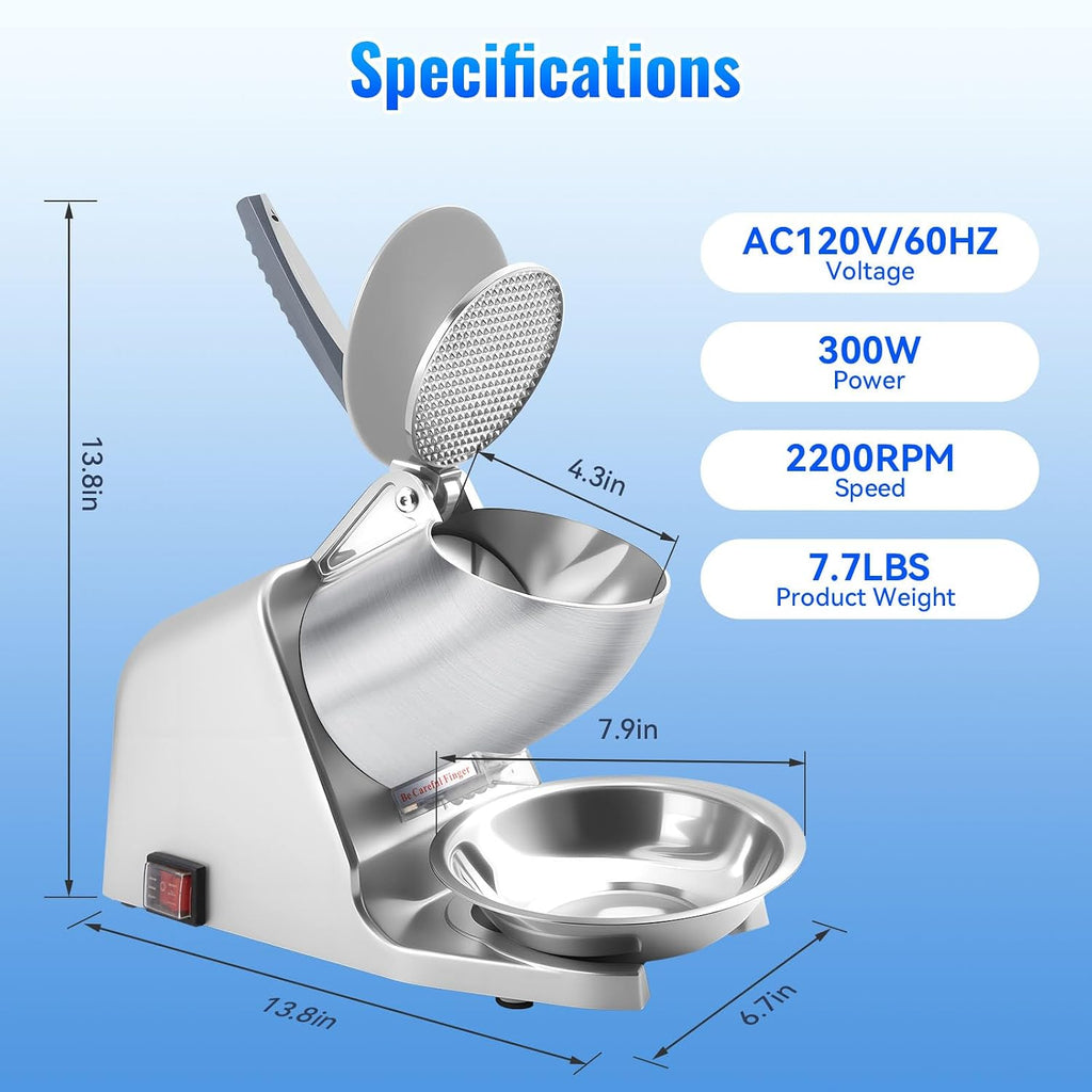 🧊 Máquina Trituradora de Hielo Profesional
