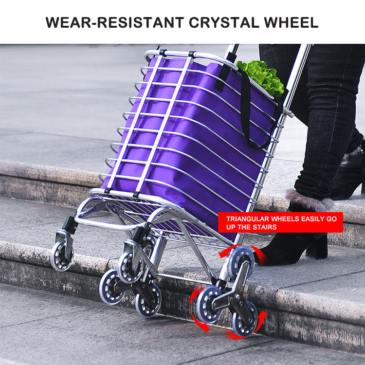 🛒🪜 CARRITO DE COMPRAS ESCALADOR  Carrito + Carreta 2 en 1 | 8 Ruedas | Diseño Plegable 💥Wow Solo $169.990🤩 - foto 11