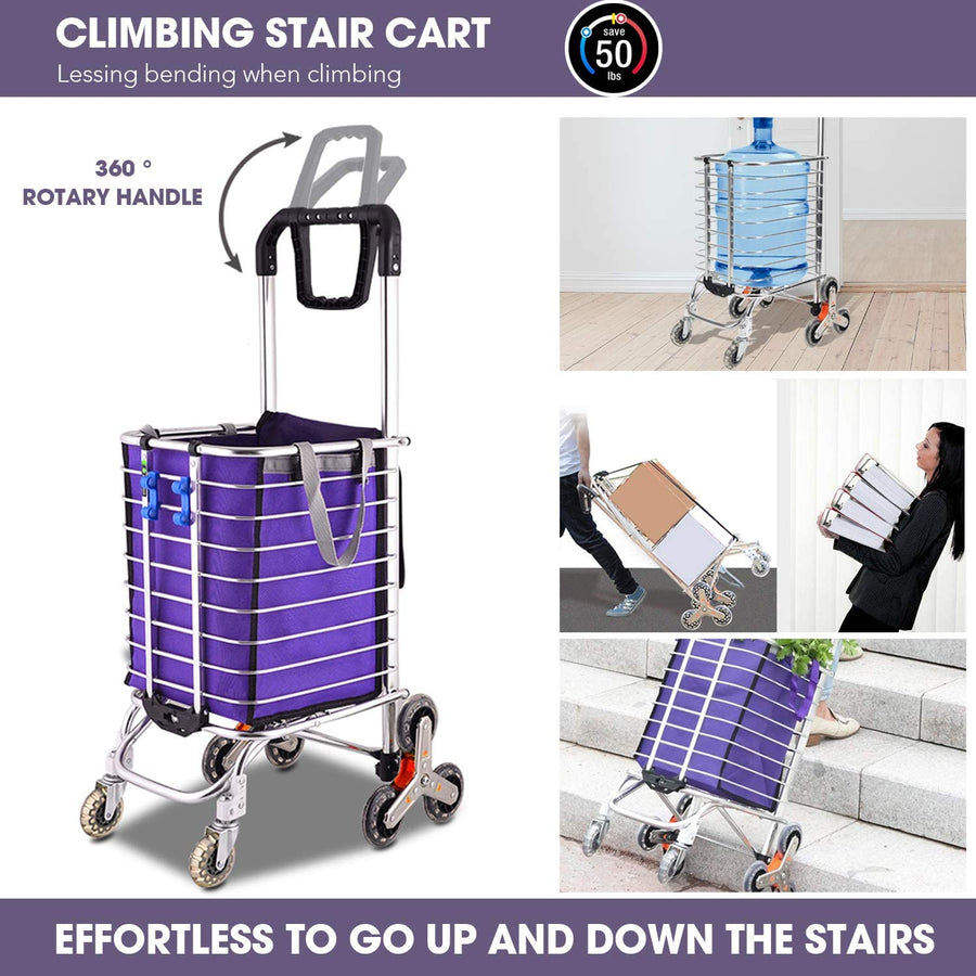 🛒🪜 CARRITO DE COMPRAS ESCALADOR  Carrito + Carreta 2 en 1 | 8 Ruedas | Diseño Plegable 💥Wow Solo $169.990🤩 - foto 7