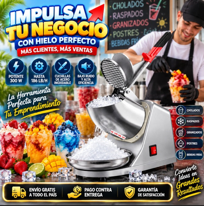 🧊 Máquina Trituradora de Hielo Profesional
