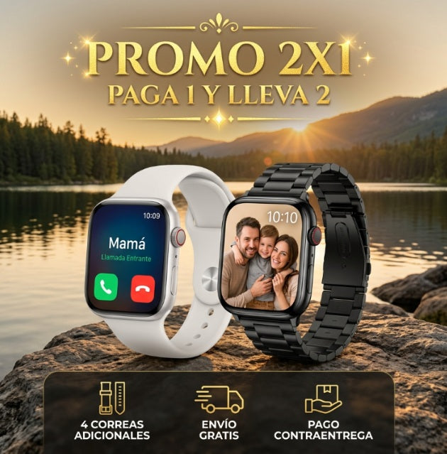 🔥 Combo 2X1: Paga 1, Recibe 2 Smartwatches💥 WOW 🤩Solo $109.990 🎁 - foto 3