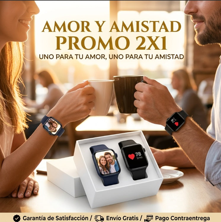 🔥 Combo 2X1: Paga 1, Recibe 2 Smartwatches💥 WOW 🤩Solo $109.990 🎁