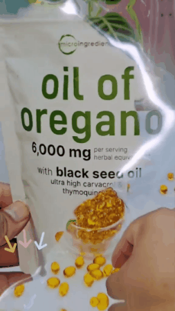 🌿 Aceite de Orégano + Semilla Negra | 90 Cápsulas | 6.000 mg por Porción | Carvacrol + Timol + Timoquinona 🇺🇸